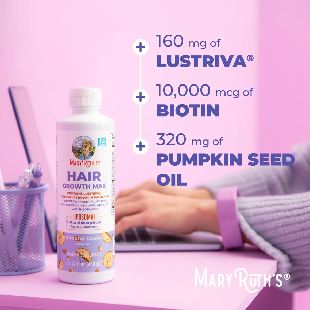 Mary ruth Hair Growth Max Liposomal 450ML