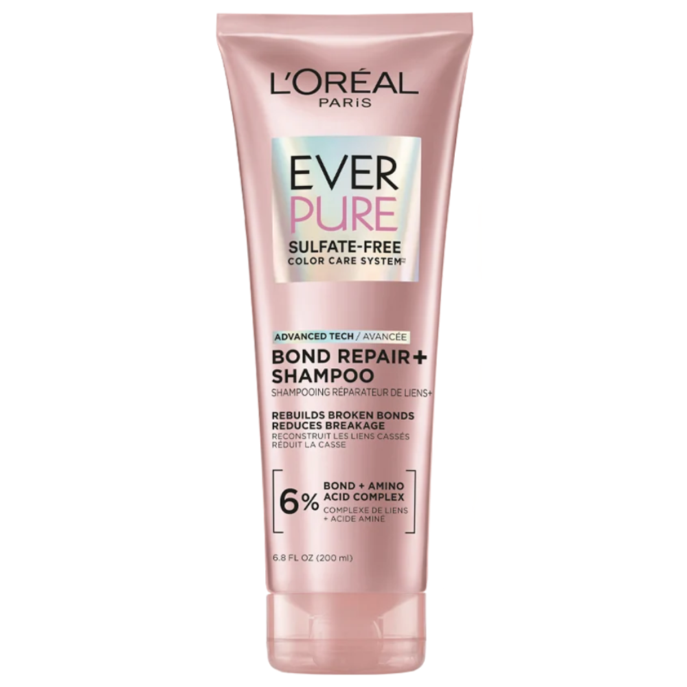 L'Oréal Paris EverPure Sulfate Free Bond Repair+ Shampoo with Bond + Amino Acid Complex 200ml