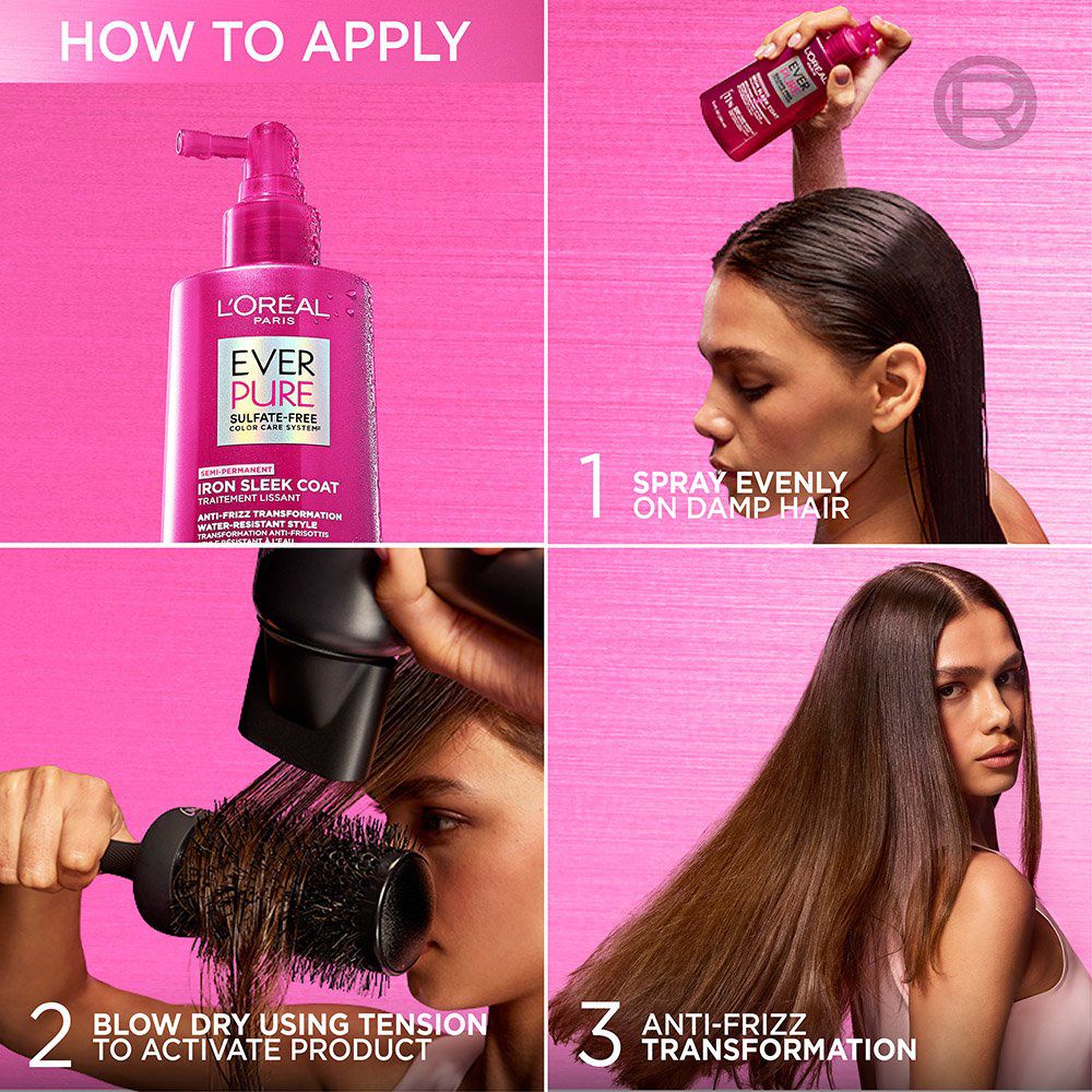 Loreal Everpure Sulfate free  Iron Sleek Coat Smoothing Treatment 150ML