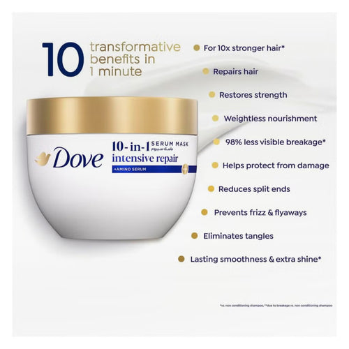 Dove 10 in 1 Intensive Repair Serum Mask 220ml