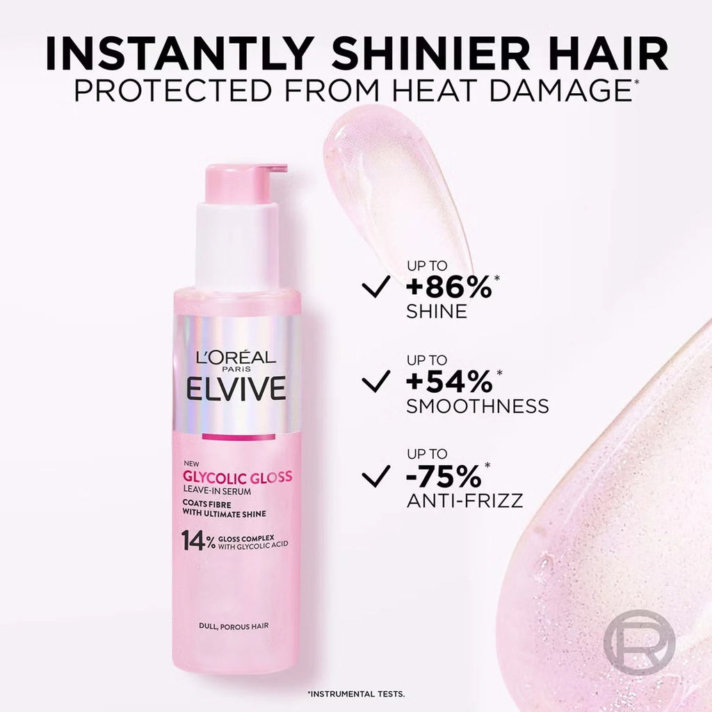 L'Oréal Elvive Glycolic Gloss Leave-In Serum 150ml