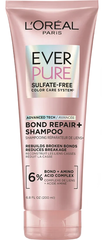 L'Oréal Paris EverPure Sulfate Free Bond Repair+ Shampoo with Bond + Amino Acid Complex 200ml