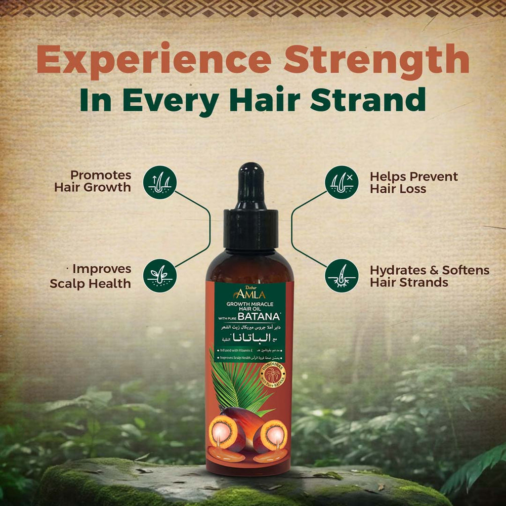 Dabur Amla Pure Batana Growth Miracle Hair oil 90ml