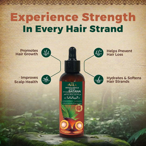 Dabur Amla Pure Batana Growth Miracle Hair oil 90ml