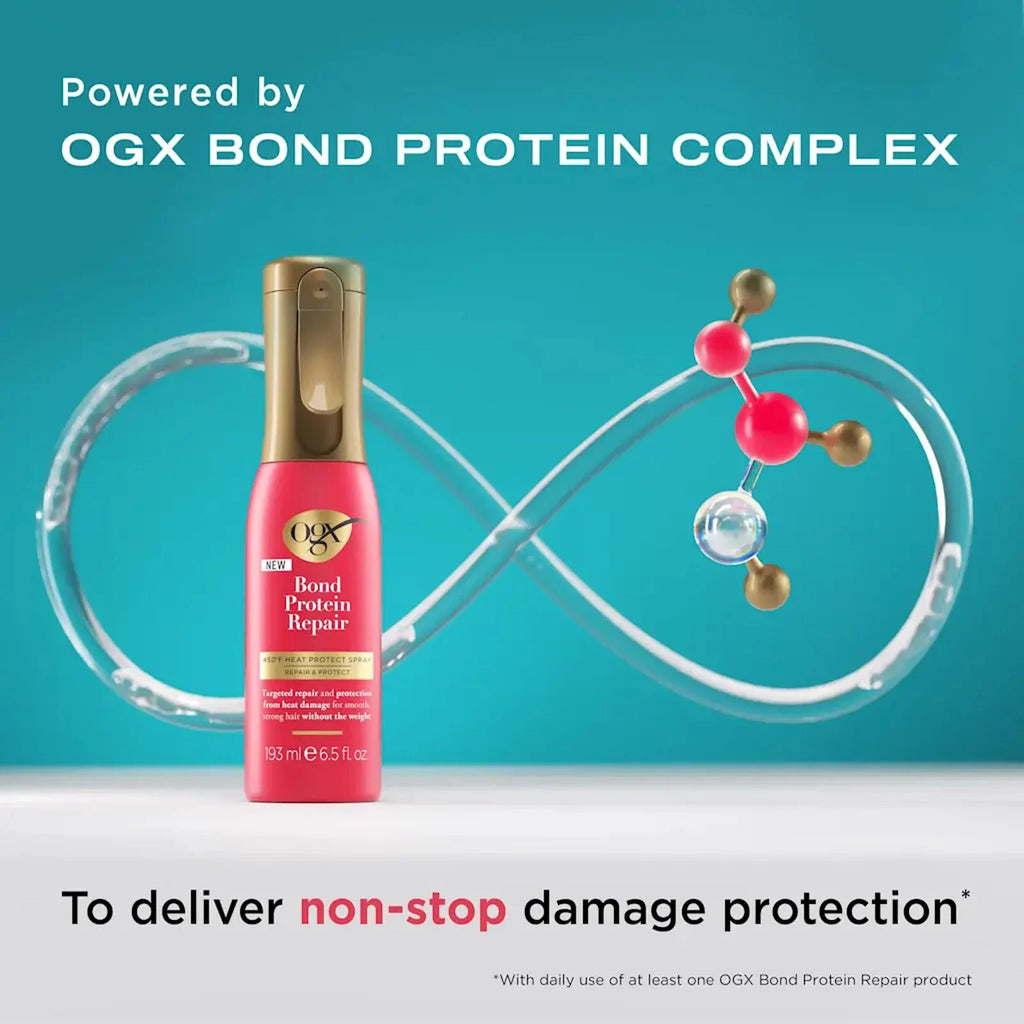 OGX Bond Protein Repair 450°F Heat Protect Spray 193ml
